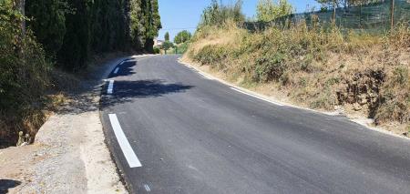 Lokalna cesta Parecag Korte po sanacij (1)